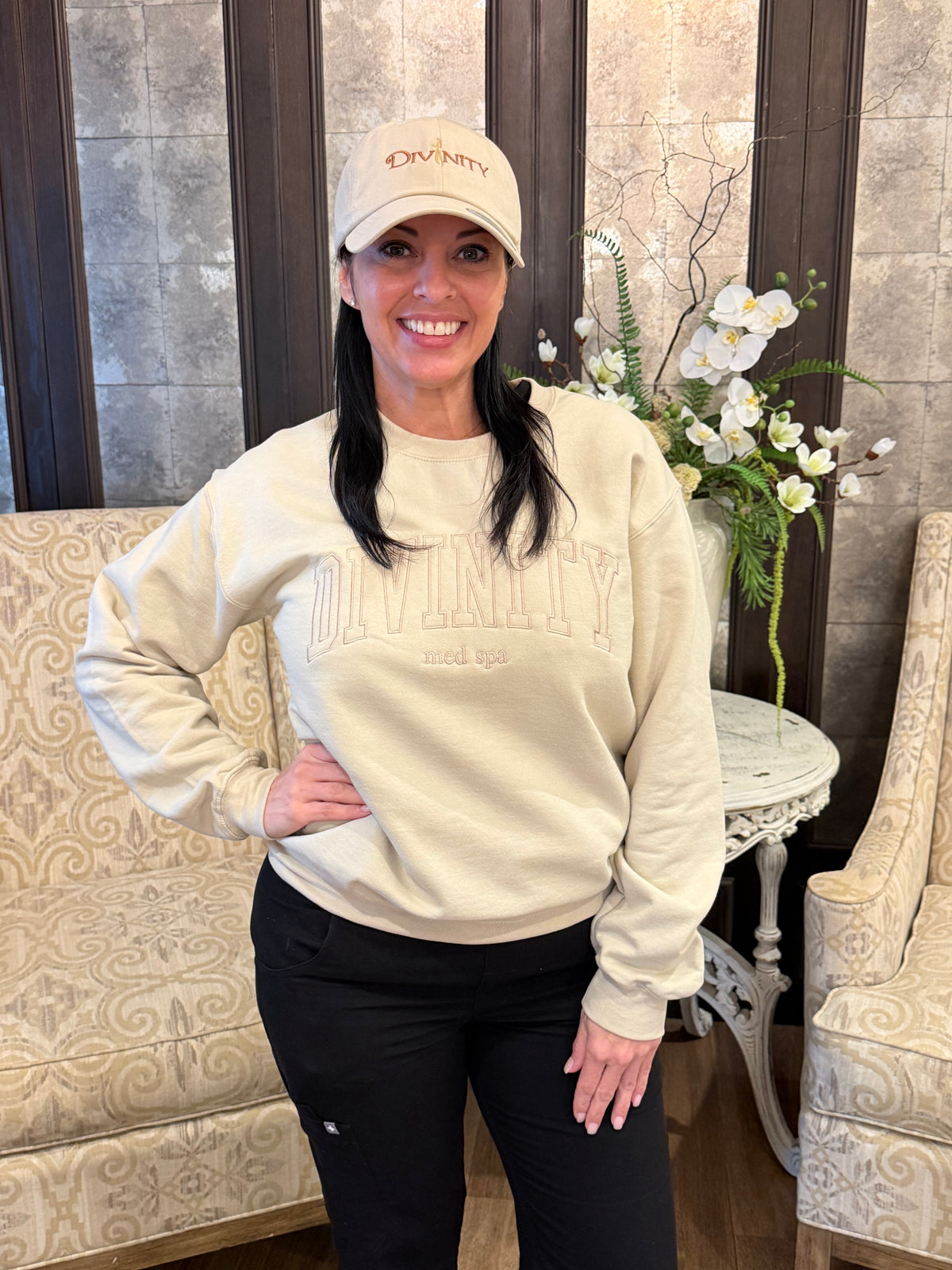 Beige Baseball Hat